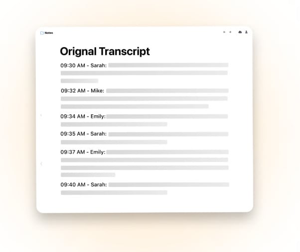 AI Meeting Summaries